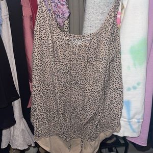 Abercrombie cheetah bodysuit